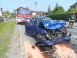 Gdów. Wypadek na drodze 966. Jedna osoba ranna