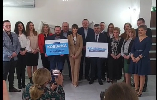Beata Kobiałka oficjalnie zainaugurowała kampanię wyborczą. W wyborach samorządowych 2024 będzie walczyła o fotel burmistrza Kunowa. Podczas specjalnej konferencji przedstawiono także 15 radnych do rady miejskiej