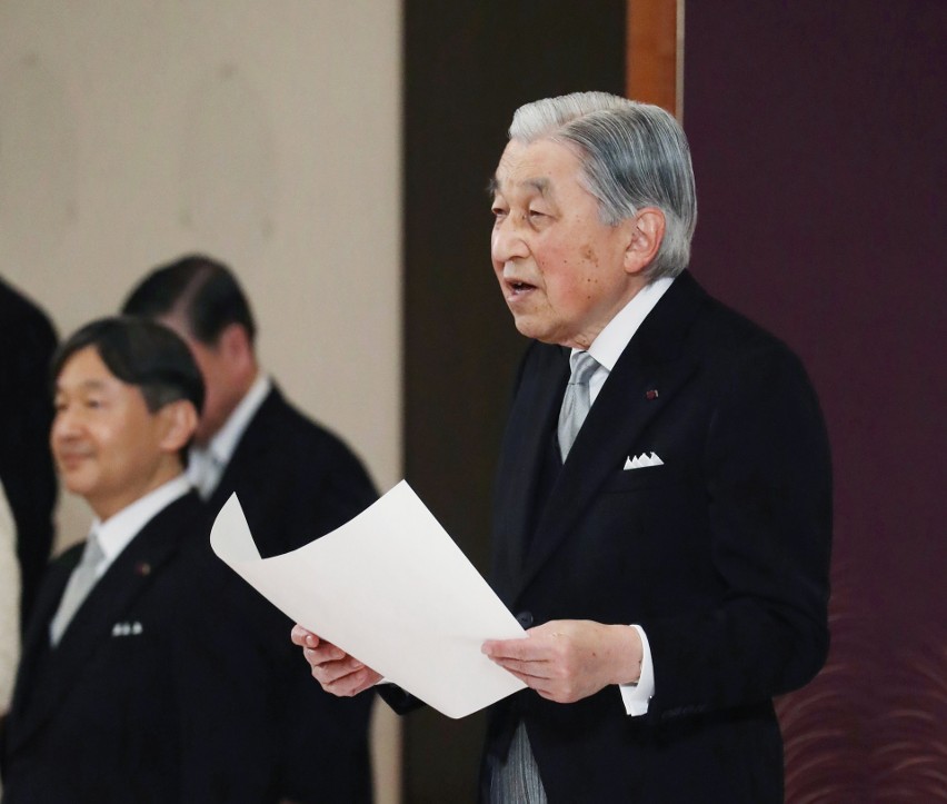 Cesarz Akihito ogłosił swoją abdykację