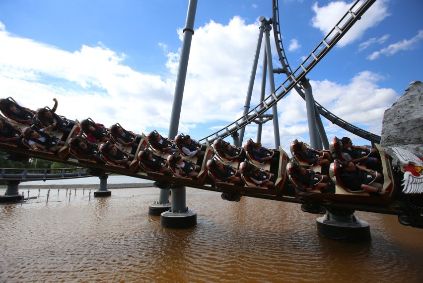 Legendia: Lech Coaster [OTWARCIE 1 LIPCA] Pierwszy przejazd za nami WIDEO, ZDJĘCIA