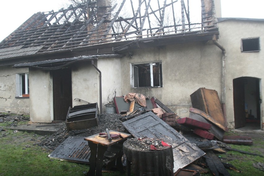 Pożar w Rybniku - pożar domu jednorodzinnego w dzielnicy...