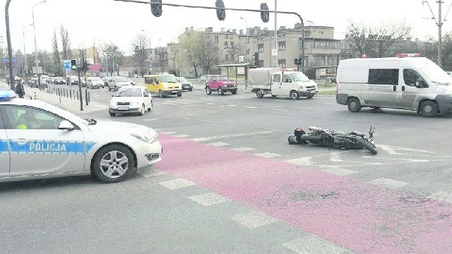 Do tego wypadku doszło w kwietniu na skrzyżowaniu ul. Obywatelskiej i al. Politechniki.