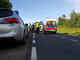 Wypadek koło Szczecinka: Kierowca tira zahaczył ciężarówką rowerzystkę i odjechał