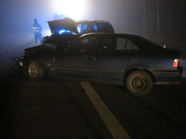 Wypadek w Górsku - ranne zostały dwie osoby