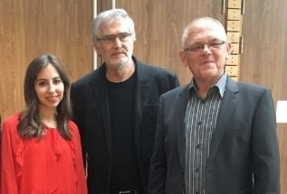 Uczestnicy koncertu Ania Loranty, Olgierd Łukaszewicz i Stanisław Klawe.
