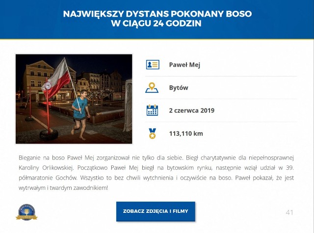 Bytowski rekord w Księdze Rekordów Polski.