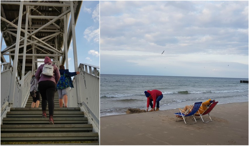 Trzęsacz w weekend. Przyjezdnych nie brakowało. Zobacz ZDJĘCIA - 28.10.2020