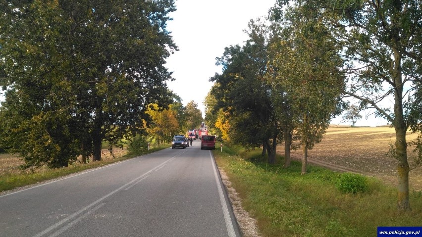 Mrągowo: koszmarny wypadek podczas wyprzedzania. Czołowe...