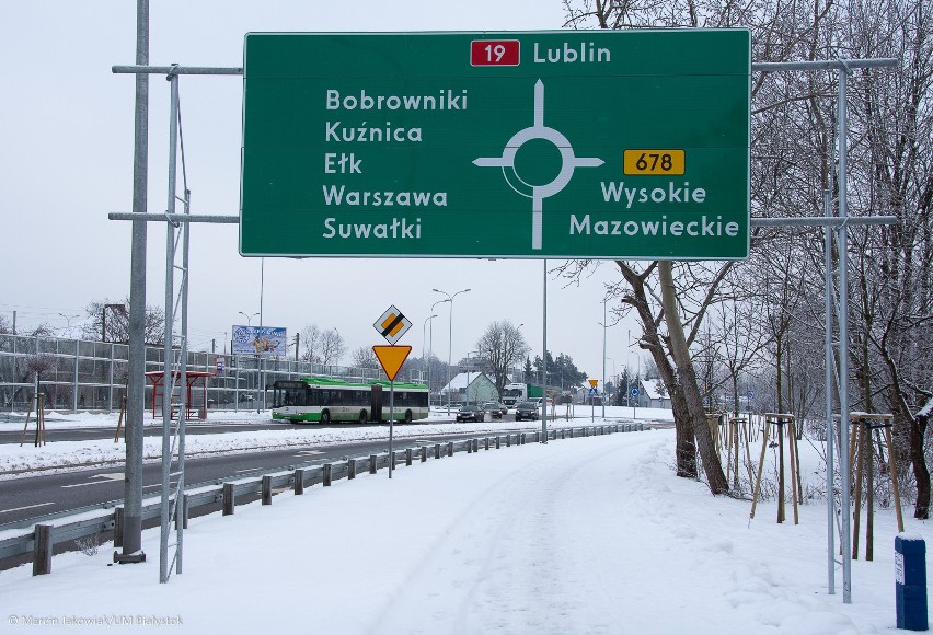 Rondo Andrzeja Meyera w Białymstoku będzie u zbiegu ulic...