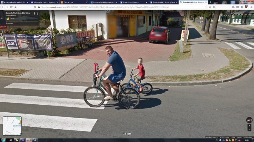 Mieszkańcy Przedmieścia i okolic w Łowiczu na Google Street...
