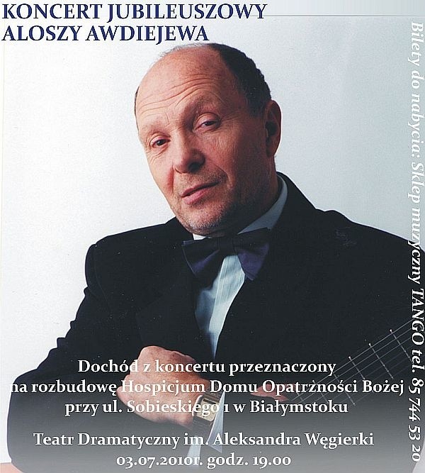 Alosza Awdiejew zaśpiewa 3 lipca