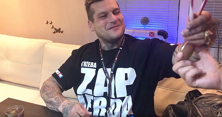 Popek podczas wizyty w Bydgoszczy