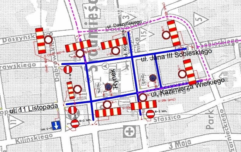 Stary Sącz. Ira zagra na rynku. Sprawdź, które ulice będą zamknięte