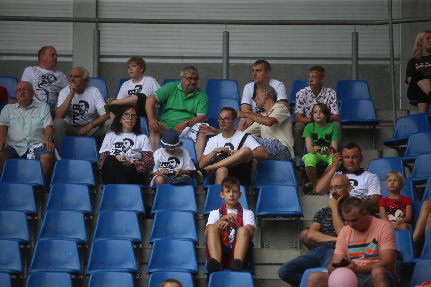 5.07.2021. Kibice na meczu Piast Gliwice - Raków Częstochowa...