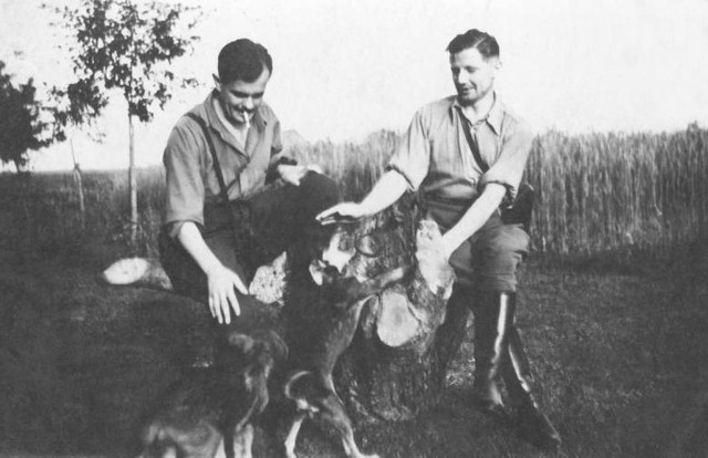 Hieronim Dekutowski ps. „Zapora” (z lewej) i Zdzisław Broński ps. „Uskok”