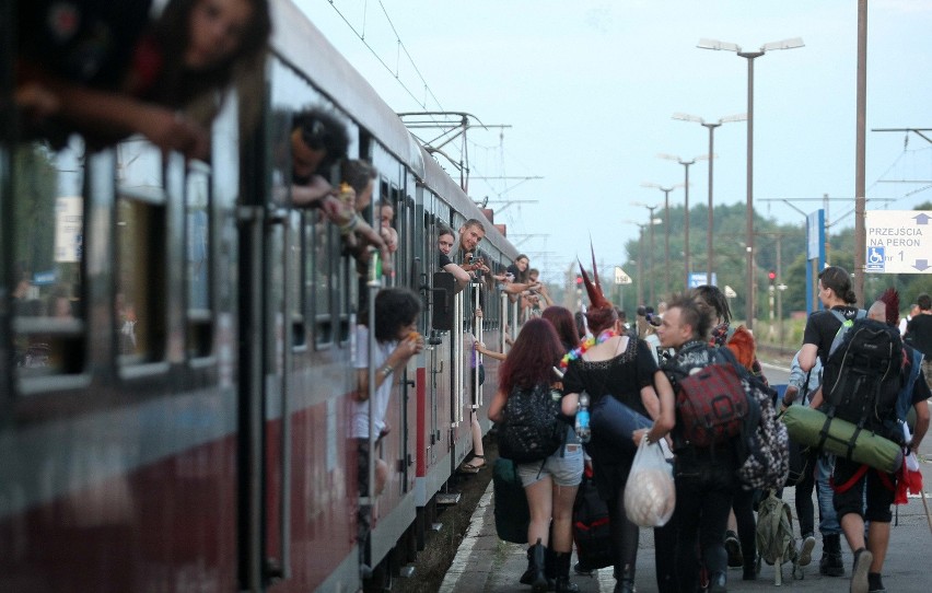 Na Przystanek Woodstock podstawiane są specjalne pociągi