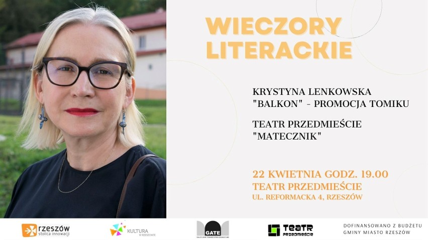 Pierwsza odsłona cyklu "Wieczory Literackie w Teatrze Przedmieście". Gościem - poetka Krystyna Lenkowska