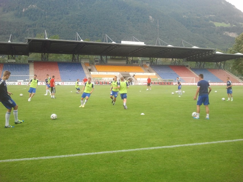 Piłkarze Ruchu Chorzów już po treningu w Liechtensteinie [ZDJĘCIA]