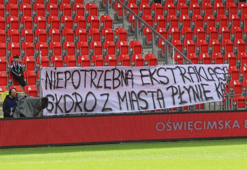 22.05.2022. Na meczu z Koroną Kielce kończącym sezon w I...