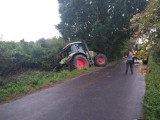 Gmina Wolbórz: Pijany traktorzysta wylądował w rowie