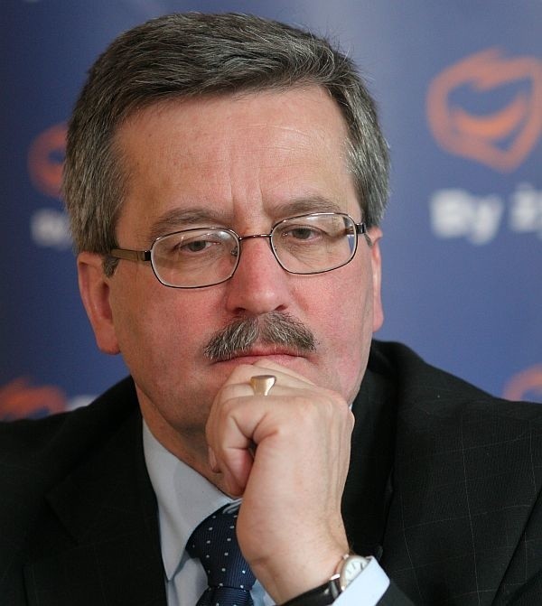 Bronisław Komorowski walczy o fotel prezydenta RP