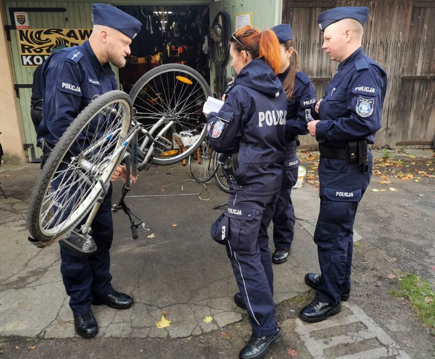 Rowery w Koszalinie pod kontrolą. Policjanci sprawdzają, czy nie są kradzione