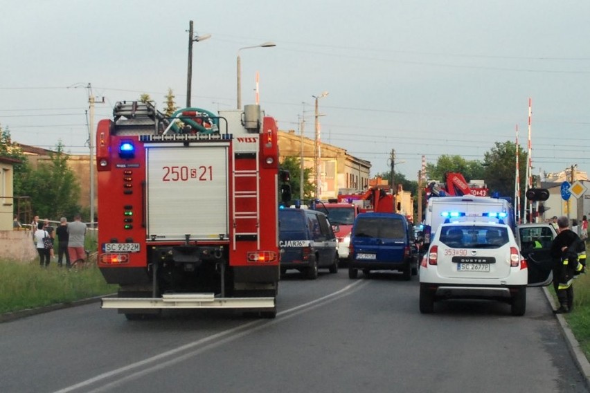 Wypadek na przejeździe w Częstochowie