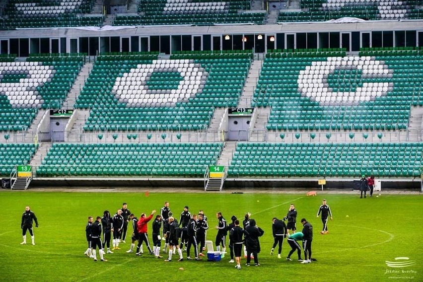 Śląsk - Legia. WKS trenował na Stadionie Wrocław, dwie niewiadome w składzie [ZDJĘCIA, FILM]