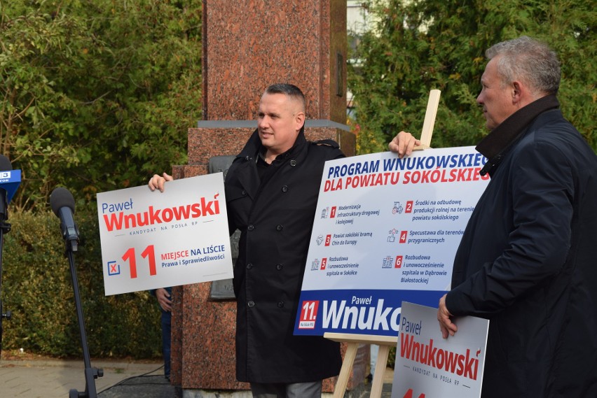 Paweł Wnukowski, kandydat PiS do Sejmu przedstawił swój plan rozwoju dla powiatu sokólskiego. Zobacz wideo