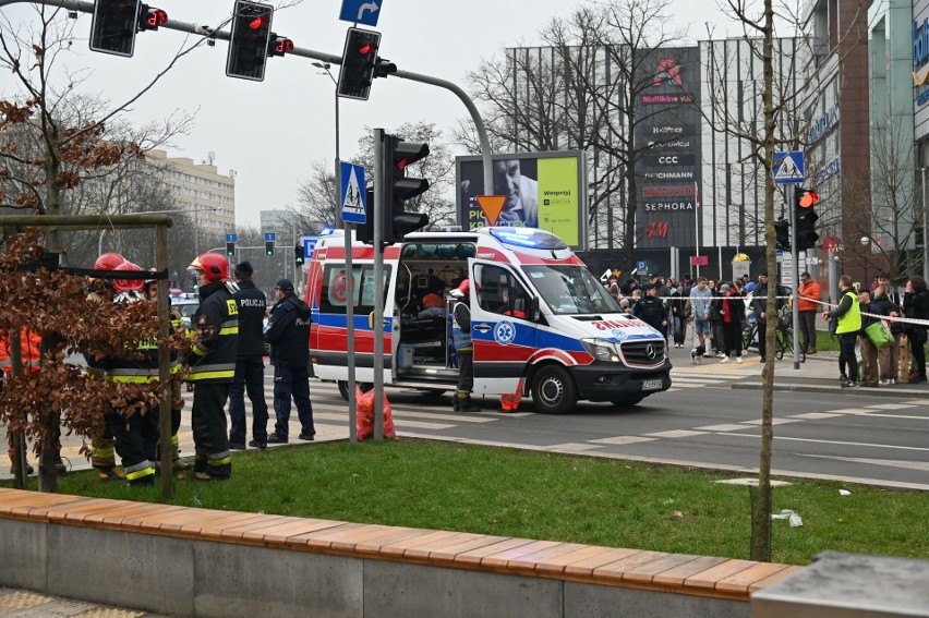 Masowy wypadek na Placu rodła w Szczecinie
