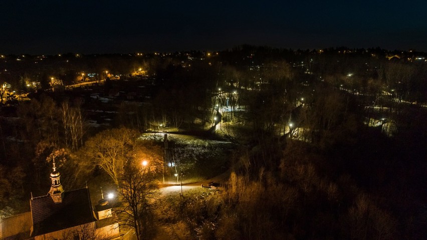 Na Stok pod Baranem w Wieliczce powstał nowy miejski park,...