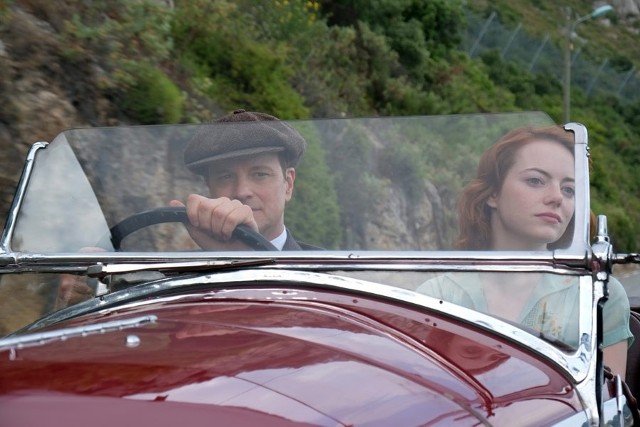 Emma Stone i Colin Firth jako filmowi Sophie i Stanley