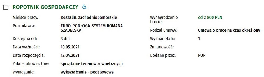 Szukasz pracy w Koszalinie i regionie?