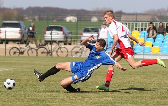 Rezerwowy piłkarz Korala, 24-letni Michał Adamczyk, grał tylko 14 minut, ale walczył z niezwykłą zaciętością. 