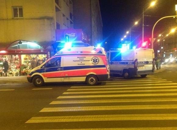 Do awantury na Bramie Portowej doszło w czwartek wieczorem. Zdjęcie przesłał internauta na alarm@gs24.pl