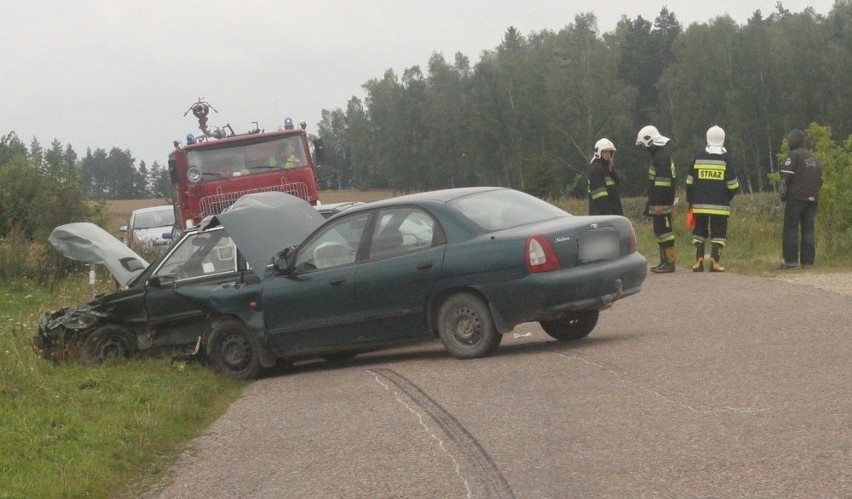 11-letni pasażer daewoo z ogólnymi obrażeniami ciała trafił...