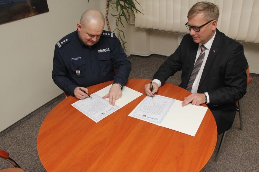Komendant Miejski Policji podpisał list intencyjny