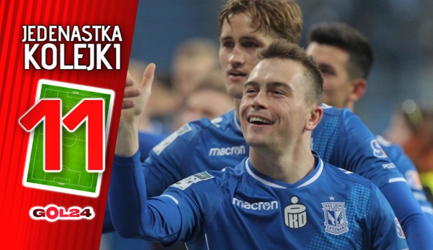 Lech wrócił. Jedenastka 23. kolejki Lotto Ekstraklasy według GOL24 [GALERIA]