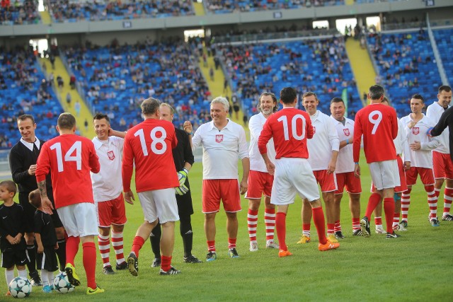 Jedną z atrakcji Dnia Otwartego Stadionu Śląskiego był mecz oldboyów nawiązujący do pamiętnego spotkania Polska - ZSRR