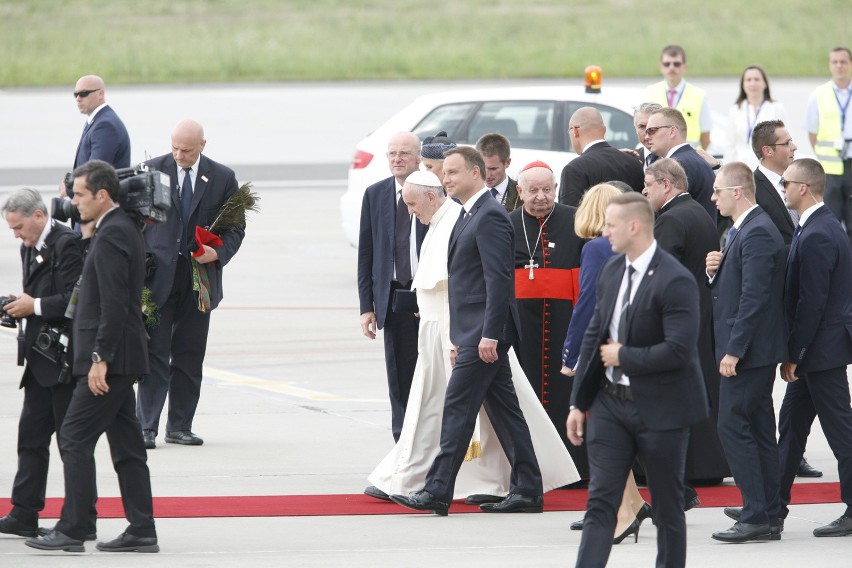 Pierwszy dzień pobytu papieża Franciszka w Krakowie