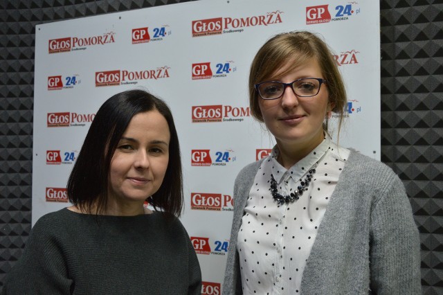 Od lewej: Agnieszka Kałuża-Horbaczewska i Monika Skwarek, nauczycielki matematyki w ZSI w Słupsku
