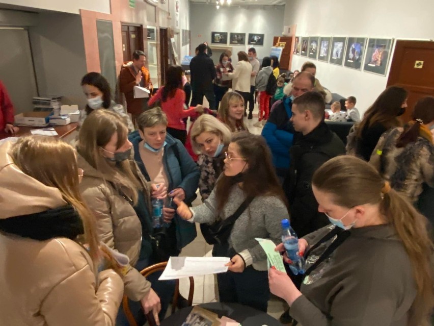 Spotkanie informacyjne dla uchodźców z Ukrainy w Wadowickim...