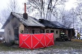 Tragiczny pożar budynku gospodarczego z kuchnią w Dachnowie koło Lubaczowa. Nie żyje mężczyzna
