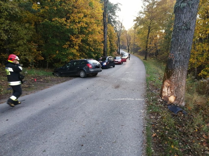 Kruklanki. Wypadek w powiecie giżyckim. Kobieta uderzyła w drzewo, bo tak jej wskazała nawigacja [ZDJĘCIA]