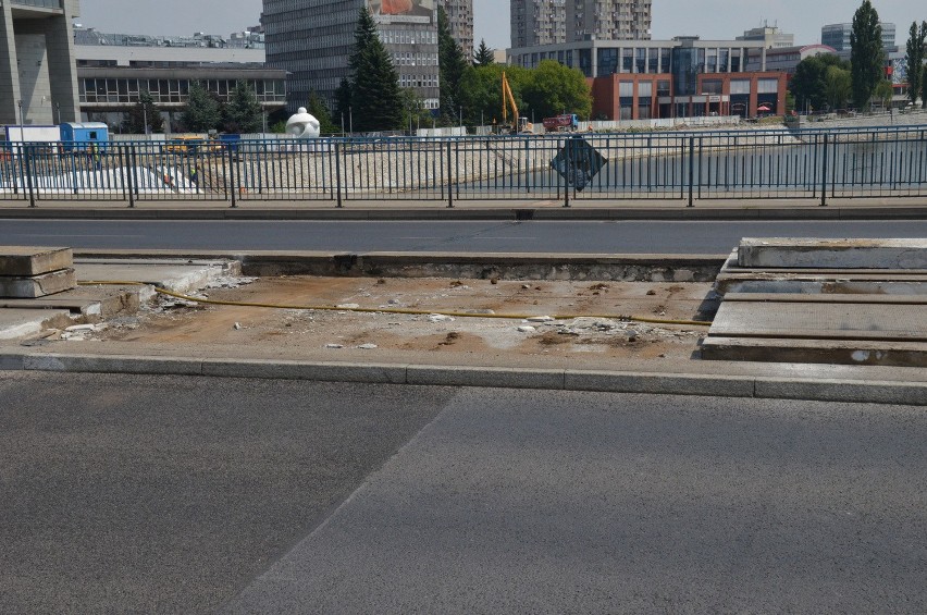 Remont na moście Pokoju we Wrocławiu
