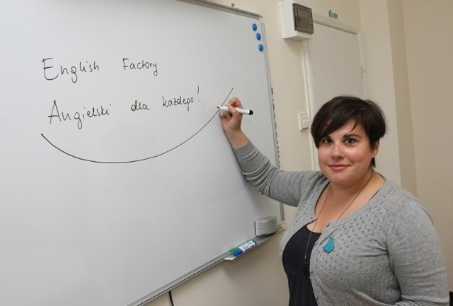 Pomysł na biznes. Angielski dla małych i dużychAgnieszka Kozłowska z lekcjami angielskiego może również dojechać do ucznia.