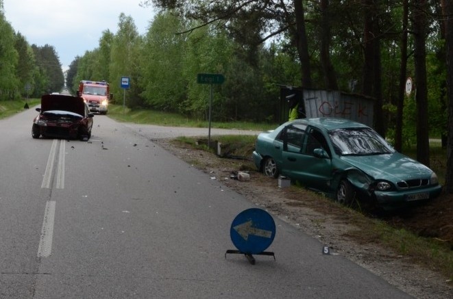 Powiat makowski. Wypadek na "tysiąclatce". Cztery osoby ranne