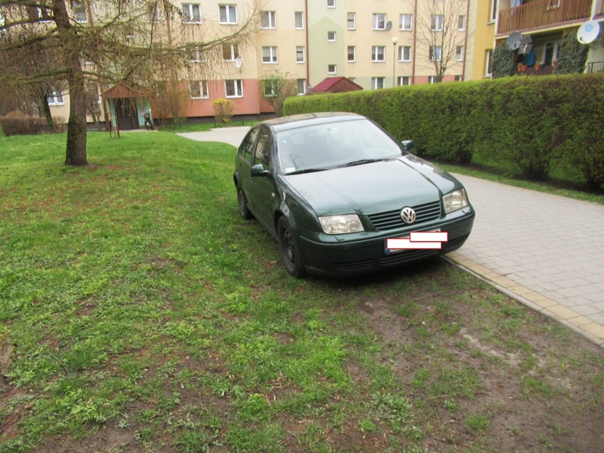 Tarnobrzeg. Mistrzowie parkowania w akcji. Strażnicy miejscy prezentują kolejne przykłady (ZDJĘCIA)