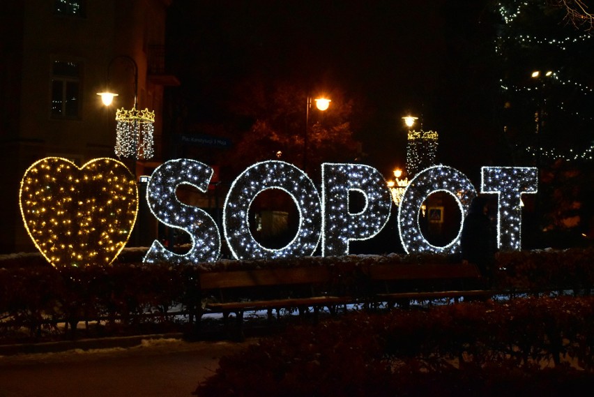 Ozdoby świąteczne w Sopocie