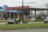 BMW dachowało na al. Unii Lubelskiej. Kierowca był nietrzeźwy (FOTO)